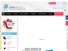 Tablet Screenshot of papeterie-maroc.com